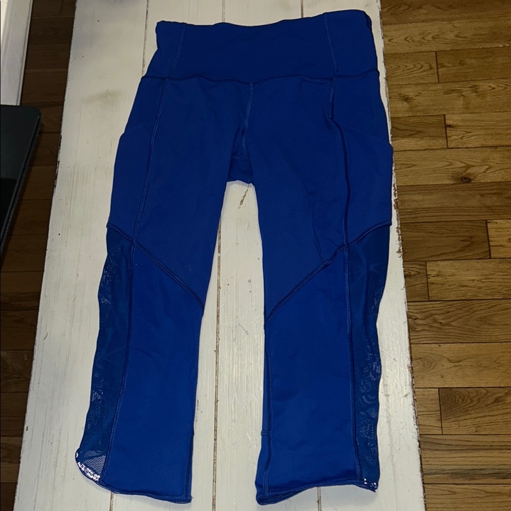Lululemon Athletica Blue Capris